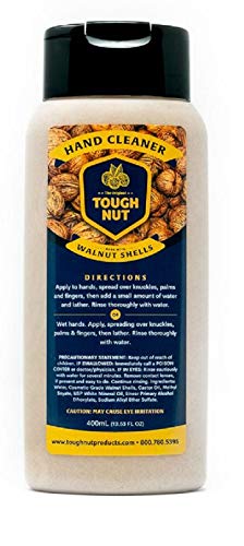 Tough Nut Hand Cleaner Made with Walnut Shells, Single Bottle 400mL